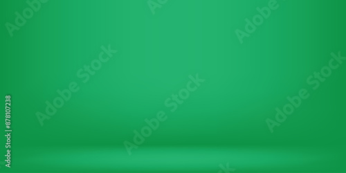 Abstract green background , display products