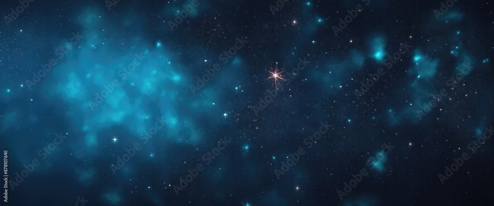 Fire embers particles over Cyan background, Abstract dark glitter fire particles lights Fire embers particles over Cyan background, Abstract dark glitter fire particles lights
