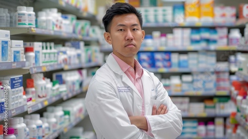 The pharmacist in pharmacy