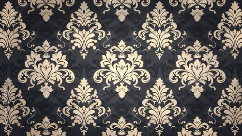 damask pattern wallpaper