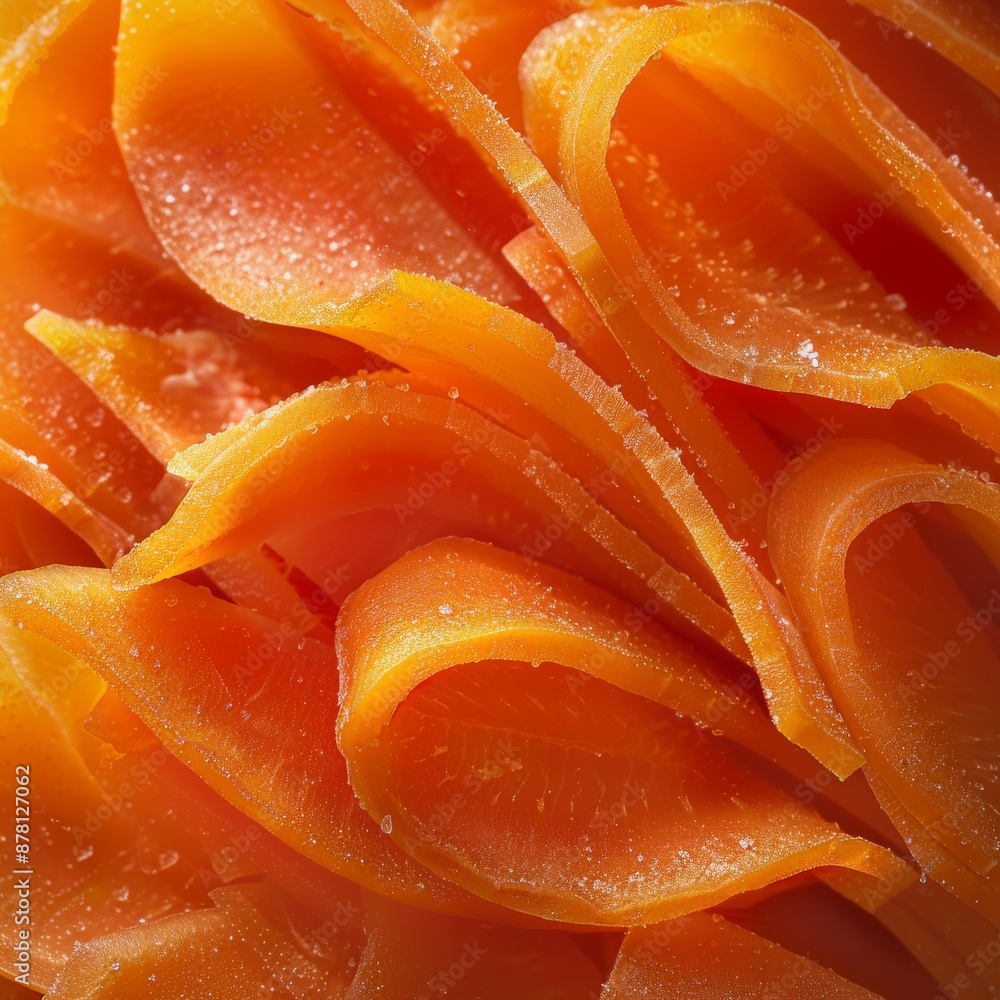 Macro Photography of Carrot Slices Texture Macro Photography of Carrot Slices Texture