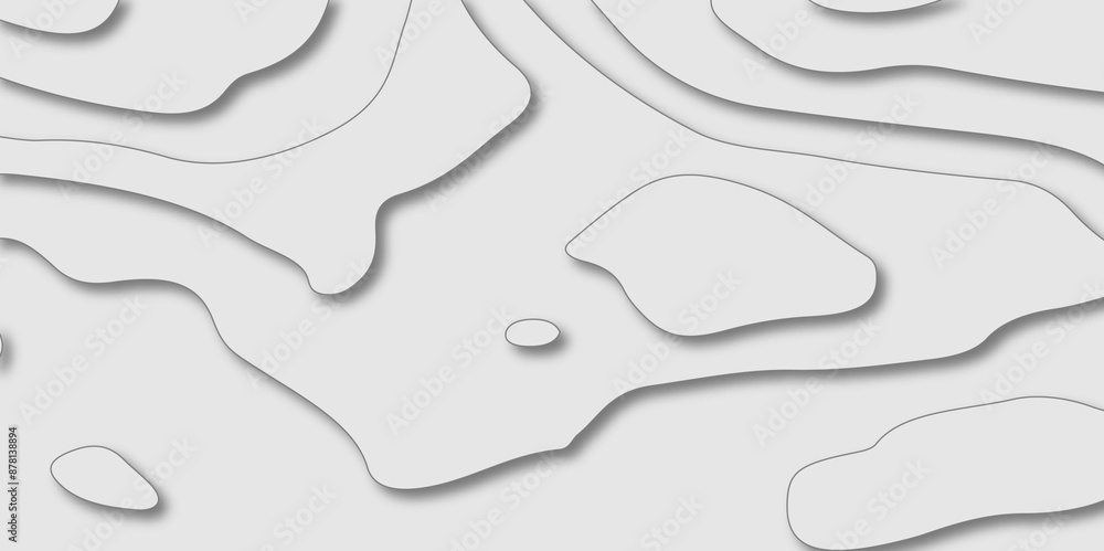 The stylized height of the topographic map in contour, lines. Topography and geography map grid abstract backdrop.Background lines Topographic map. Geographic mountain relief. Abstract lines backgroun