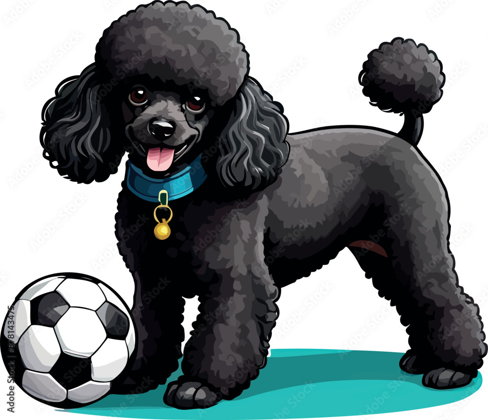 Stylish Black Poodle Clipart – Beautiful Vector Design Stylish Black Poodle Clipart – Beautiful Vector Design