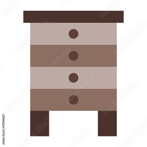 Drawers Flat icon