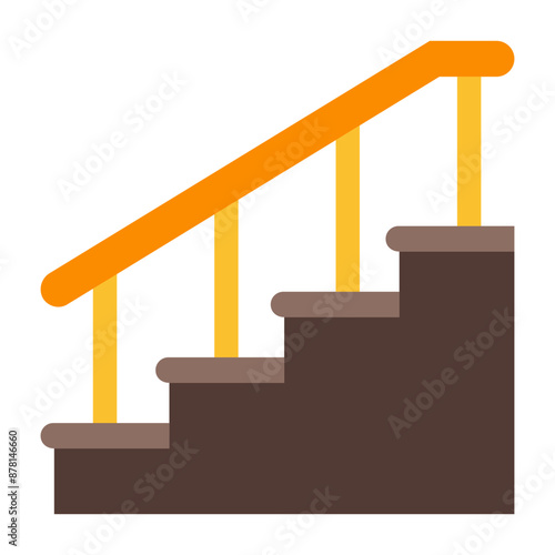 Stairs Flat icon
