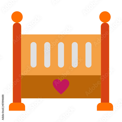Crib Flat icon