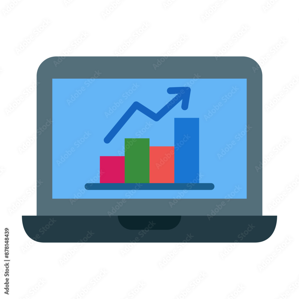 Statistics Flat icon Statistics Flat icon