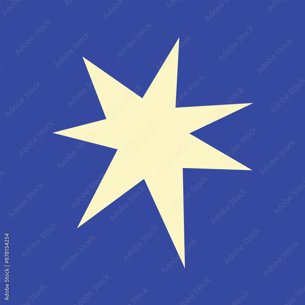 Obraz premium Vector image of stars. Star pattern. Summer night.