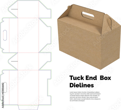 Tuck Ed Box Dielines