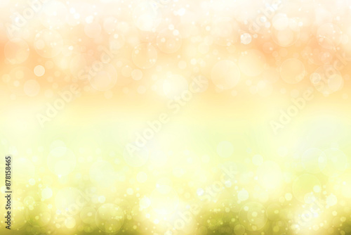 Abstract yellow white green and light orange delicate elegant beautiful blurred background. Fresh modern light texture with soft style design for happy spring and summer backdrop and poster concept.