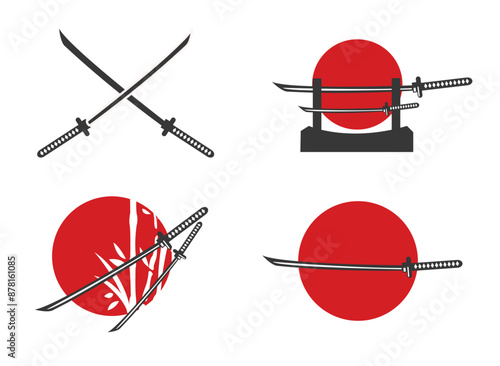 фотографія Katana.  japanese sword illustration