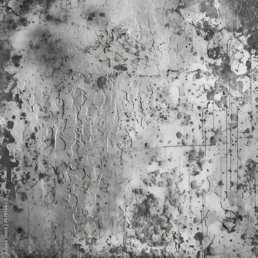 Fototapeta premium grayscale grunge map texture moisture noise splotchy texture background,generated with AI. High quality photo