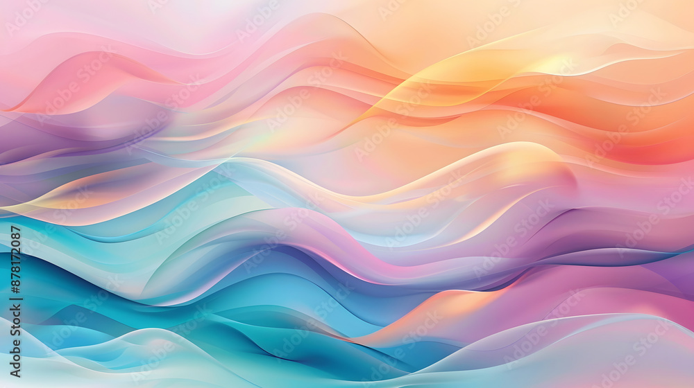 Background with colorful flowing lines, generating a dynamic and fluid abstract visual. Background with colorful flowing lines, generating a dynamic and fluid abstract visual.