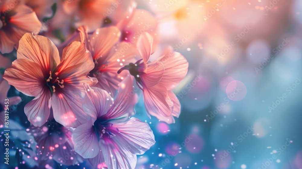 Background with flowers Background with flowers