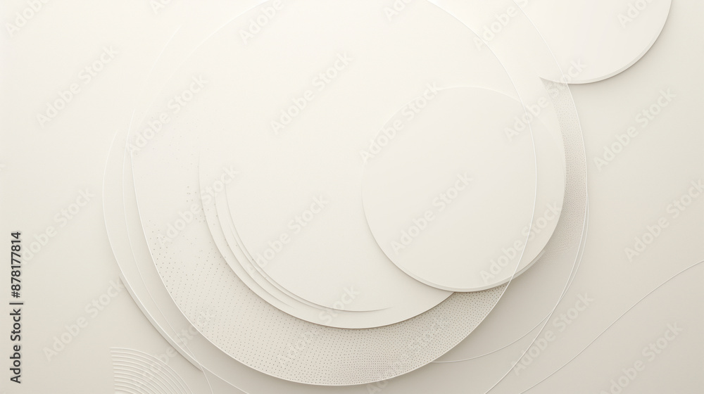 Abstract light background with circles Abstract light background with circles