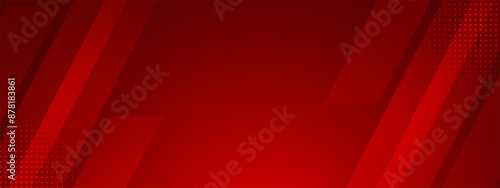 Abstract dark red background banner design