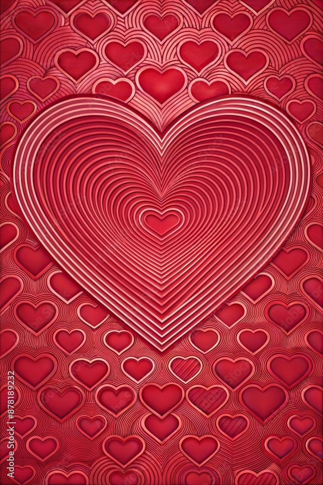 valentine card with red heart and a red background valentine card with red heart and a red background