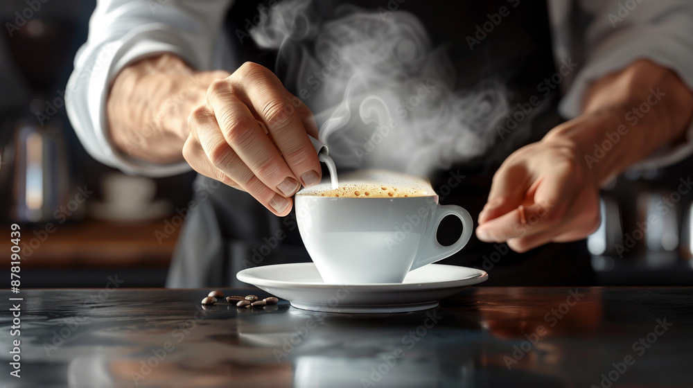 Meticulous Barista Presents Perfectly Brewed Espresso Meticulous Barista Presents Perfectly Brewed Espresso