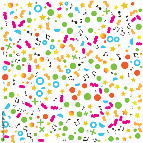90s elements Pattern