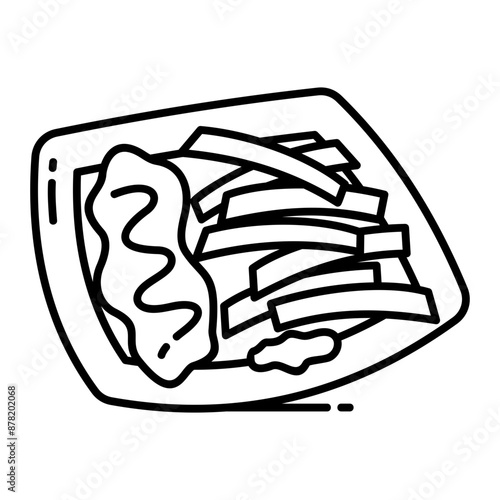 Fish And Chips Icon