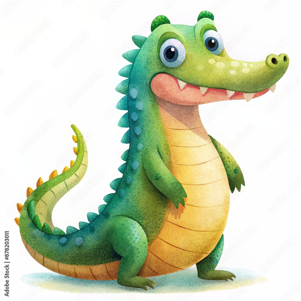Fototapeta premium crocodile cartoon