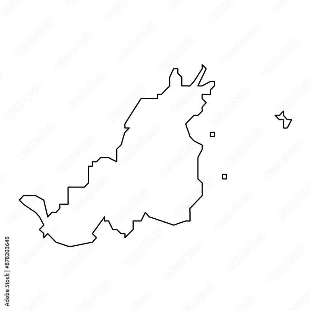 Fajardo map, administrative division of Puerto Rico. Vector illustration. Fajardo map, administrative division of Puerto Rico. Vector illustration.