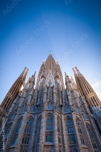 Photography Photos of the Sagrada Familia Cathedral taken from various angles and with wide-