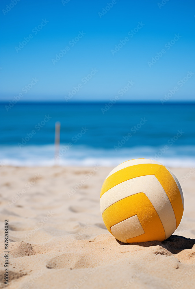 Obraz premium volleyball on the beach