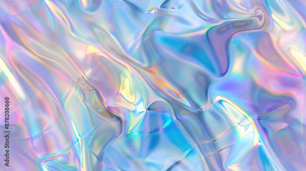 Fototapeta premium Shiny iridescent seamless texture