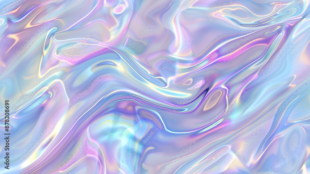 Fototapeta premium Shiny iridescent seamless texture