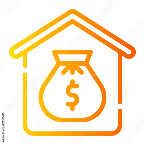 come gradient icon