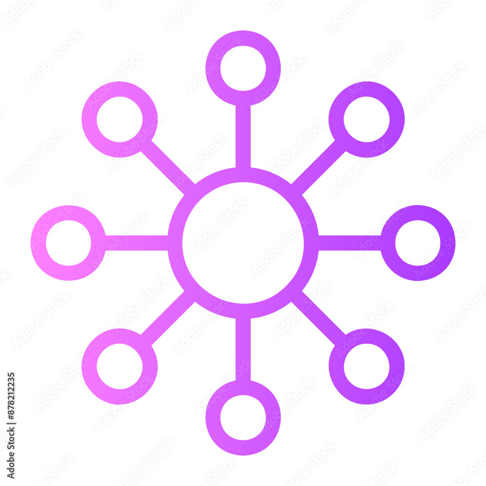 connectivity gradient icon connectivity gradient icon