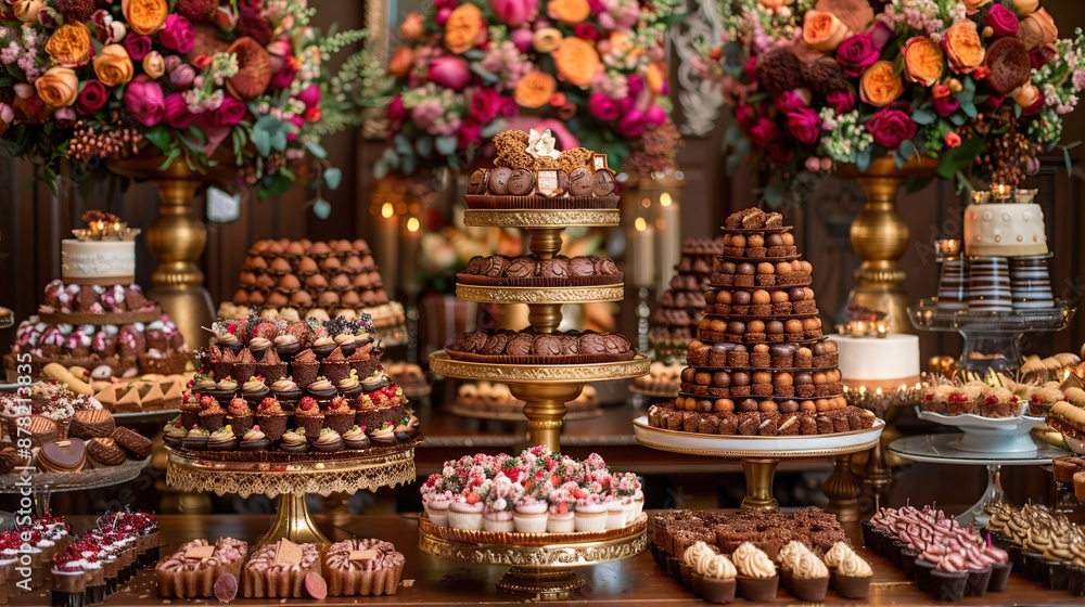 Gourmet Dessert Table Display Gourmet Dessert Table Display