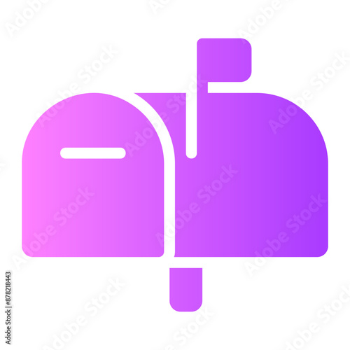 mailbox gradient icon
