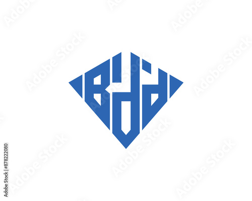 BDD logo design vector template. BDD logo design.