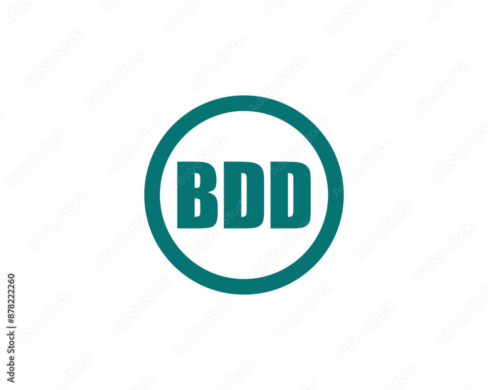 BDD logo design vector template. BDD logo design. BDD logo design vector template. BDD logo design.