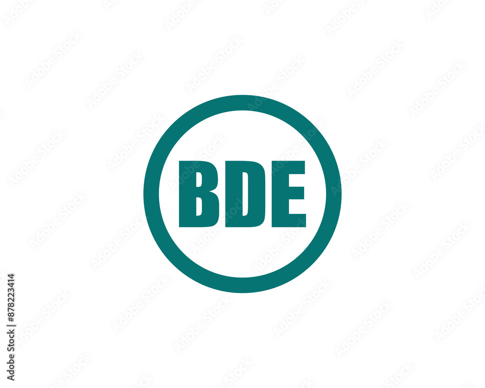 BDE logo design vector template. BDE logo design. BDE logo design vector template. BDE logo design.