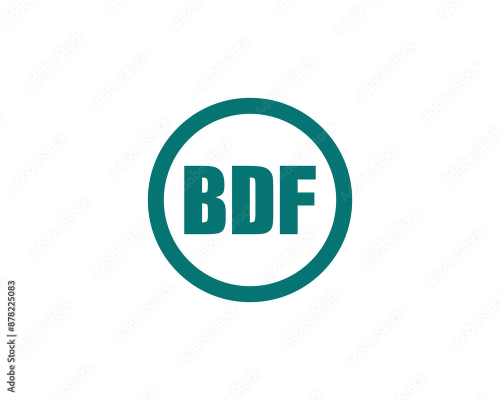 BDF logo design vector template. BDF logo design. BDF logo design vector template. BDF logo design.