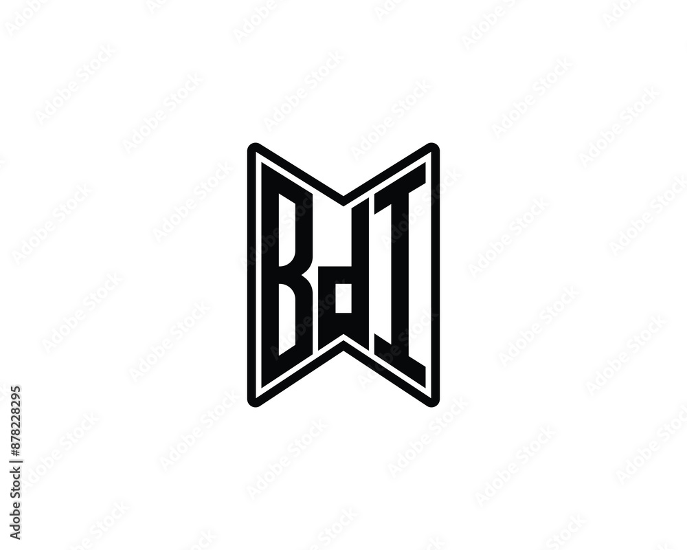 BDI Logo design vector template. BDI logo design. BDI Logo design vector template. BDI logo design.