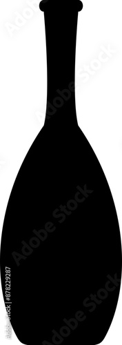 Wine Bottle - Vector Graphic Design