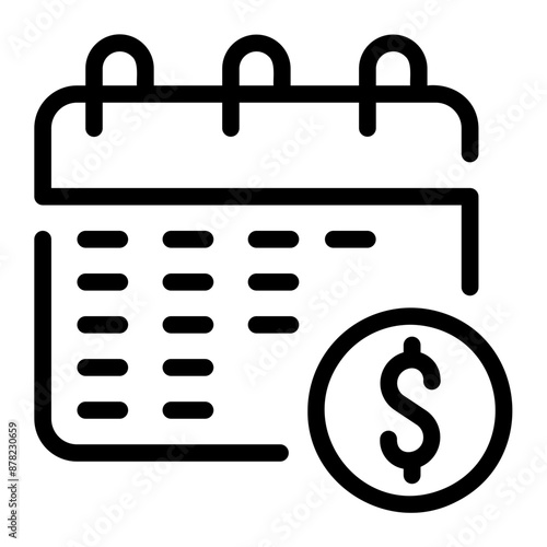 yment day line icon