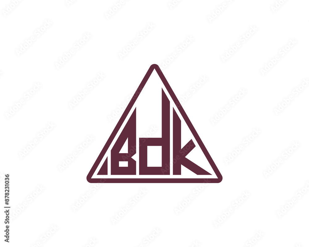 BDK Logo design vector template. BDK logo design. BDK Logo design vector template. BDK logo design.