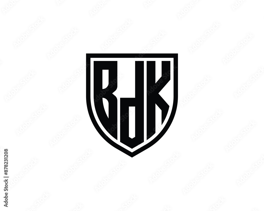 BDK Logo design vector template. BDK logo design. BDK Logo design vector template. BDK logo design.