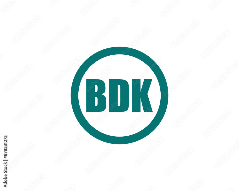 BDK Logo design vector template. BDK logo design. BDK Logo design vector template. BDK logo design.
