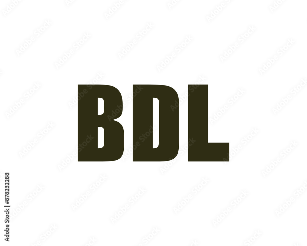 BDL logo design vector template. BDL logo design. BDL logo design vector template. BDL logo design.