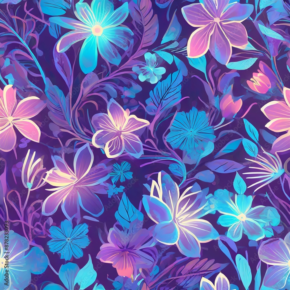 seamless floral background seamless floral background