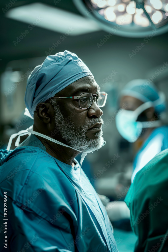 Operating theatre in the hospital. AI generative. Operating theatre in the hospital. AI generative.