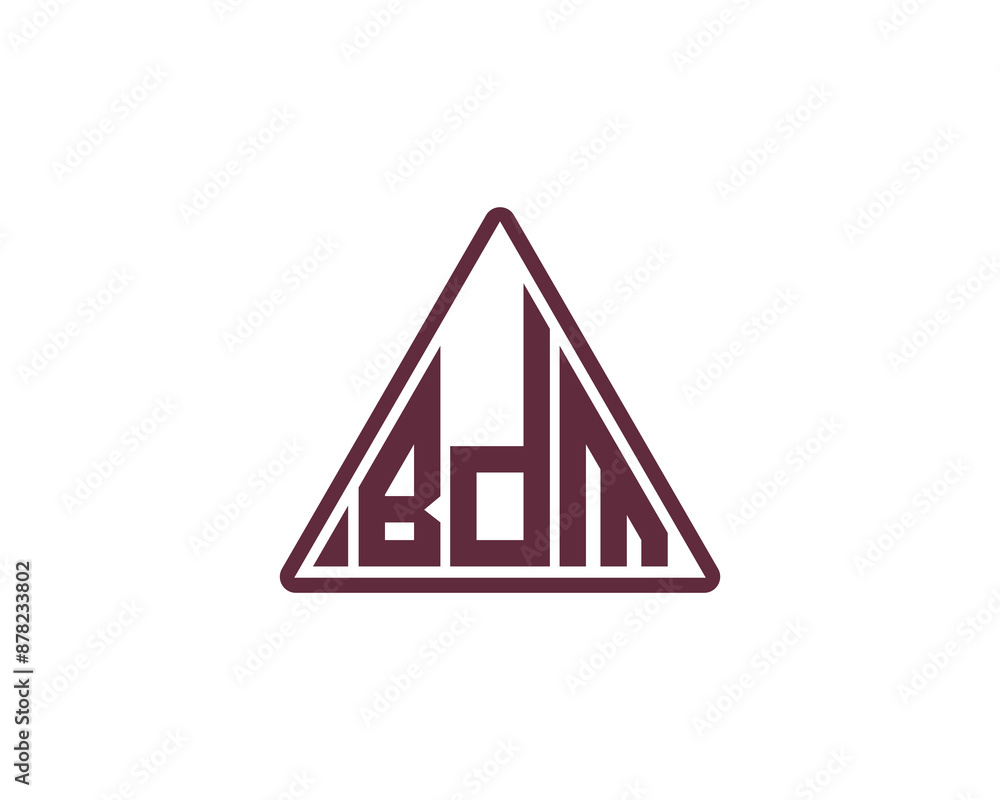 BDM logo design vector template. BDM logo design. BDM logo design vector template. BDM logo design.
