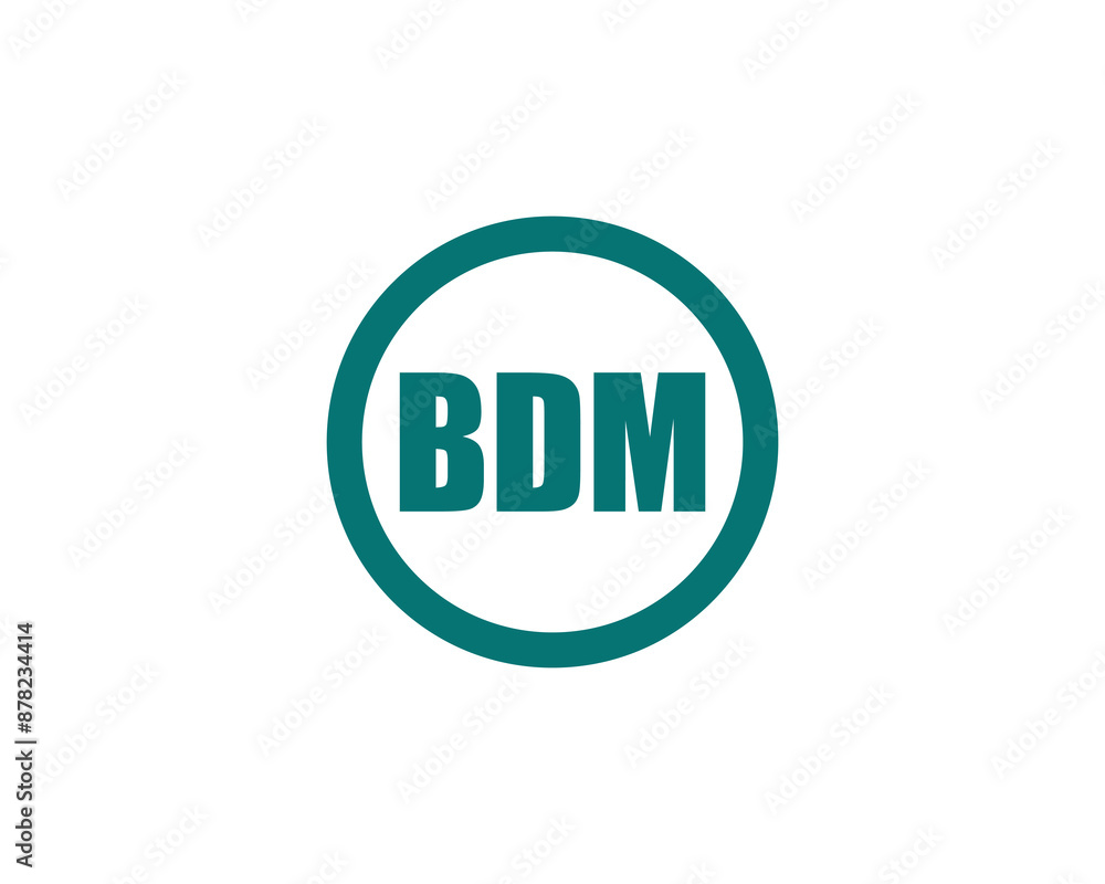 BDM logo design vector template. BDM logo design. BDM logo design vector template. BDM logo design.