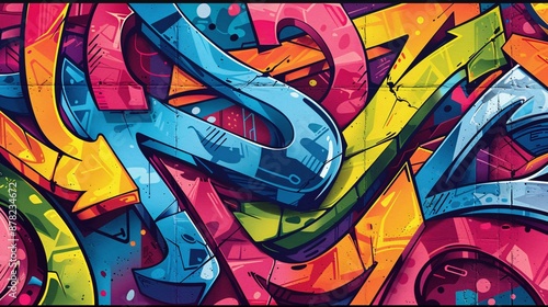 graffiti abstract background